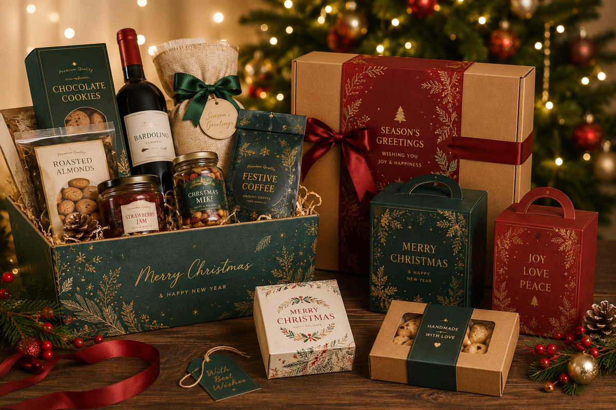 Food Packaging for Christmas: Hampers, Gift Sets and Seasonal Presentation Done Right