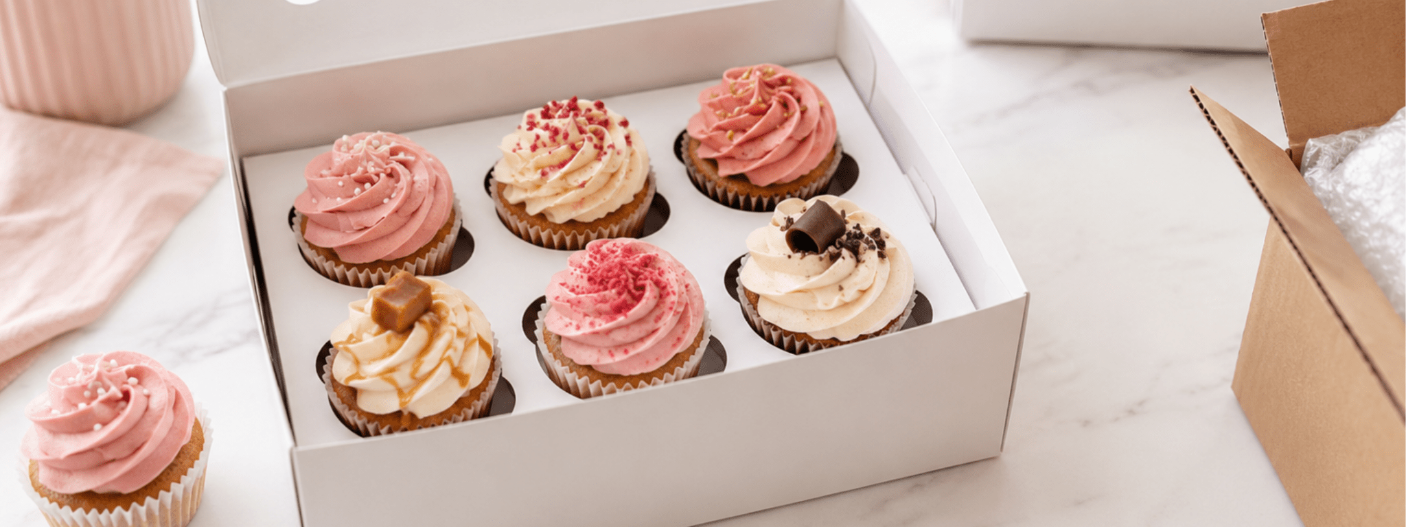 Cupcake Packaging That Travels: How to Ship and Display Without Losing the Wow - PackQueen