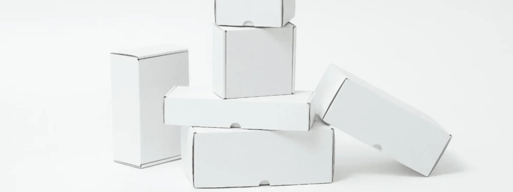 White Mailing Boxes