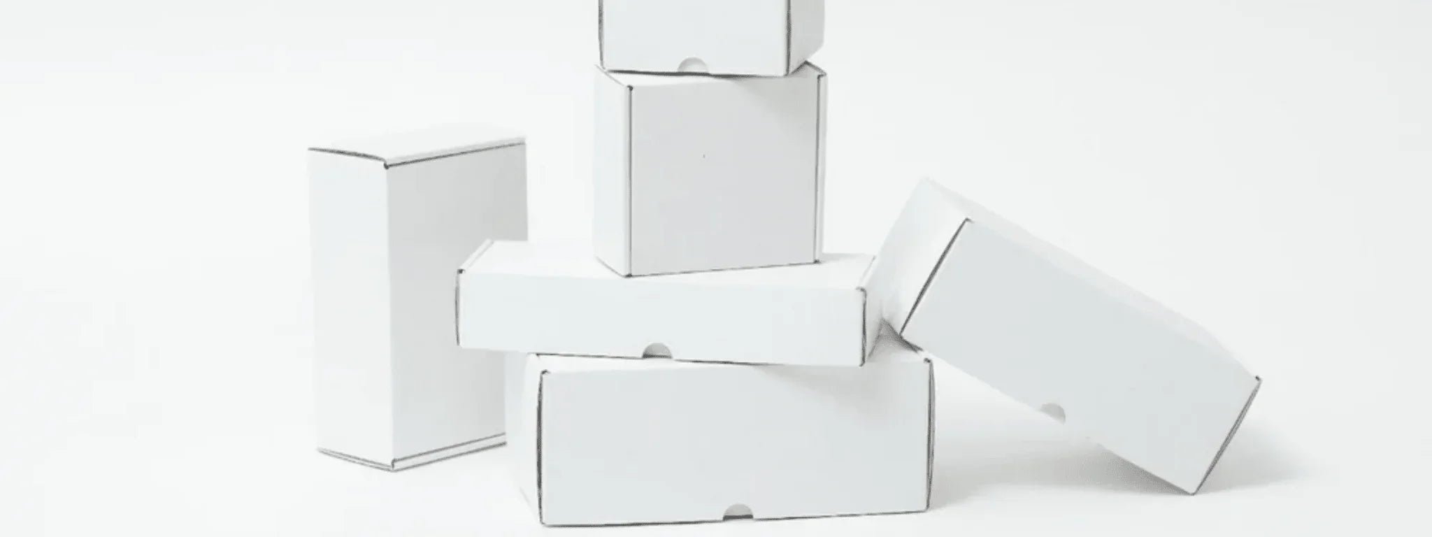 White Mailing Boxes - PackQueen
