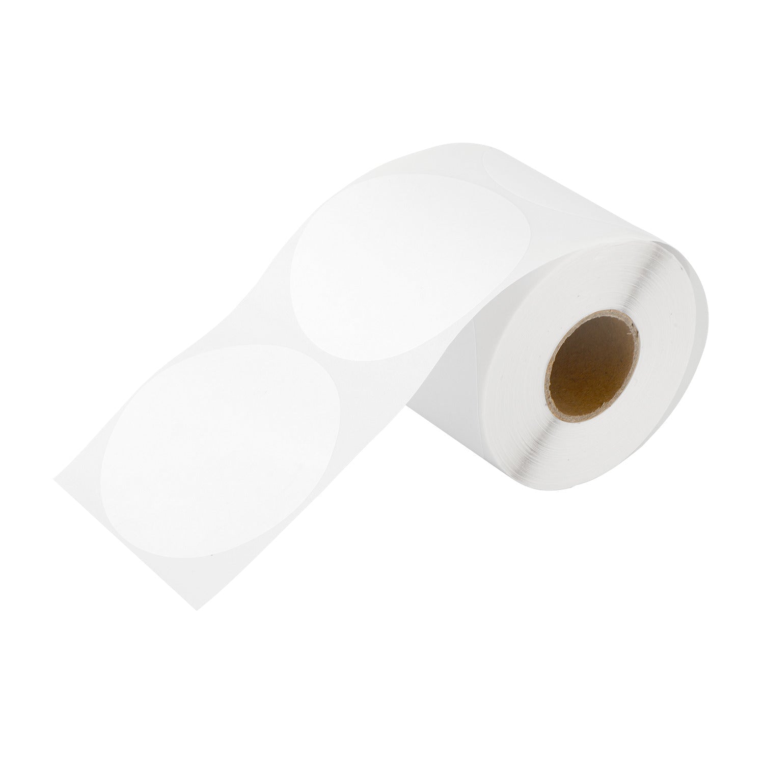 10 Rolls - Thermal Round Label Roll 60mm (350 labels per roll) - PackQueen