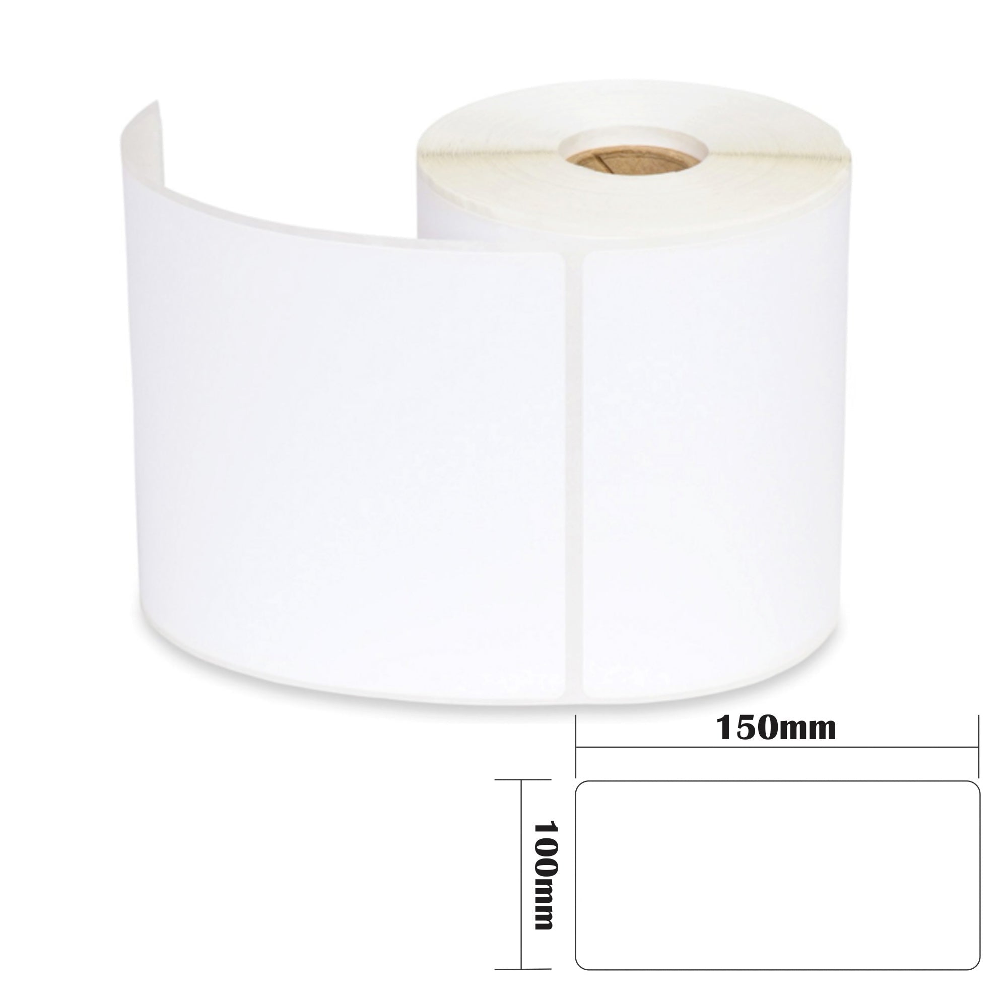 12 Rolls - Thermal Shipping Label Roll 100mm x 150mm (350 labels per roll) - PackQueen