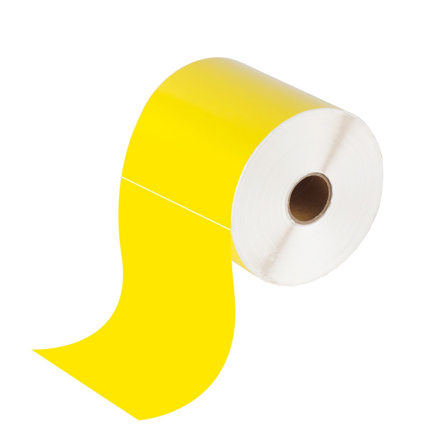 12 Rolls - Yellow Thermal Shipping Label Roll 100mm x 150mm (350 labels per roll) - PackQueen