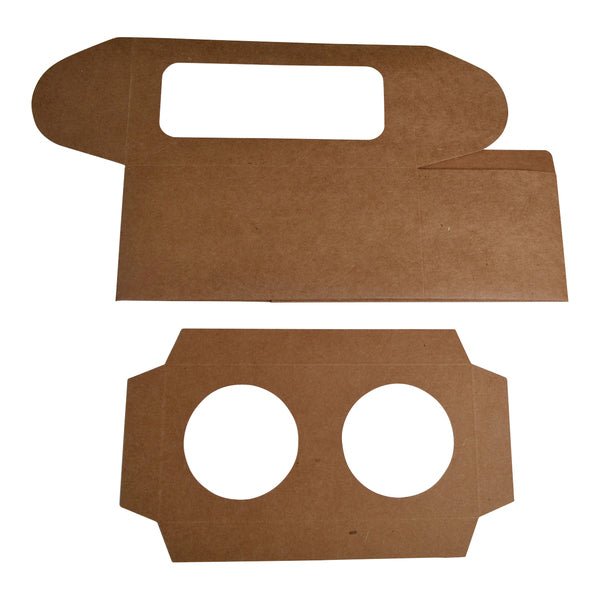 2 Cupcake Box with removable insert - Paperboard (285gsm) - PackQueen