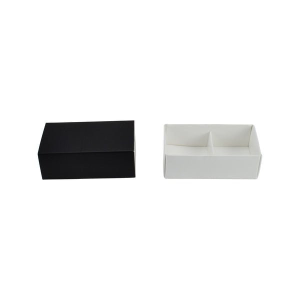 2 Pack Chocolate Box (Slide over cover) - Paperboard (285gsm) - PackQueen