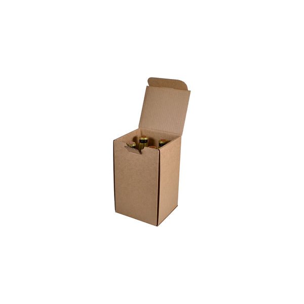 4 Beer Bottle Divider Insert for the 4 Beer Bottle Box (700-24682 or 700-24875) - Box Sold Separately - PackQueen