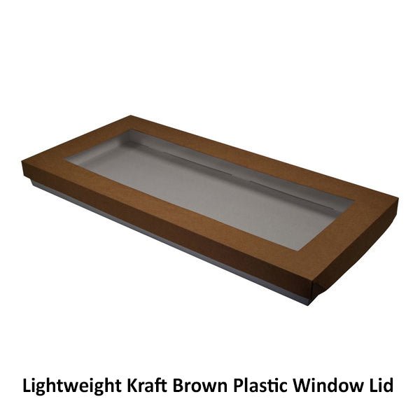 50mm High Large Rectangle Catering Tray - with optional clear lid (Lid purchased separately) - PackQueen