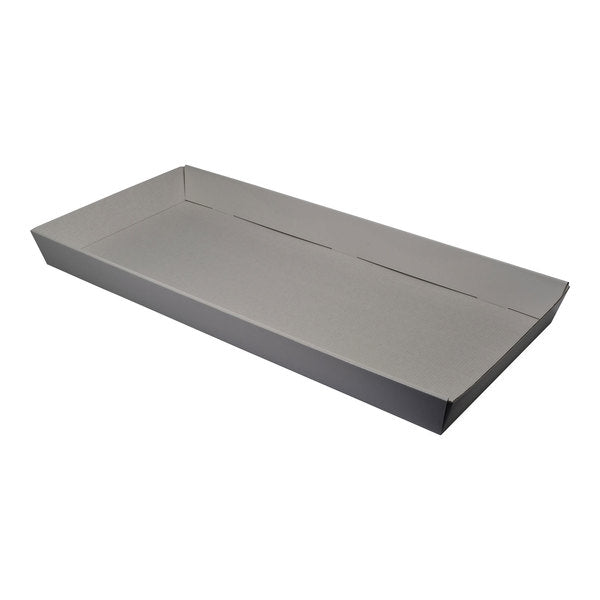 50mm High Large Rectangle Catering Tray - with optional clear lid (Lid purchased separately) - PackQueen
