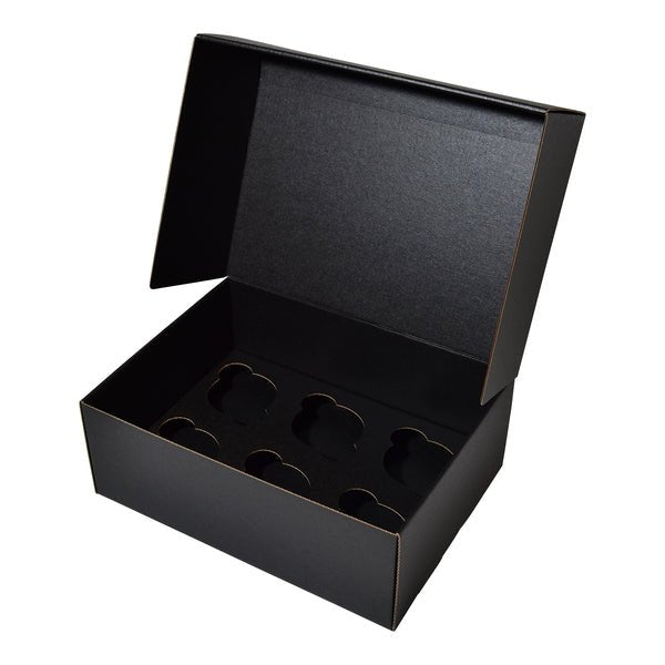 6 Cupcake Box Mailer 28856 with Optional Insert (Please see 700-28858-6) (MTO) - PackQueen