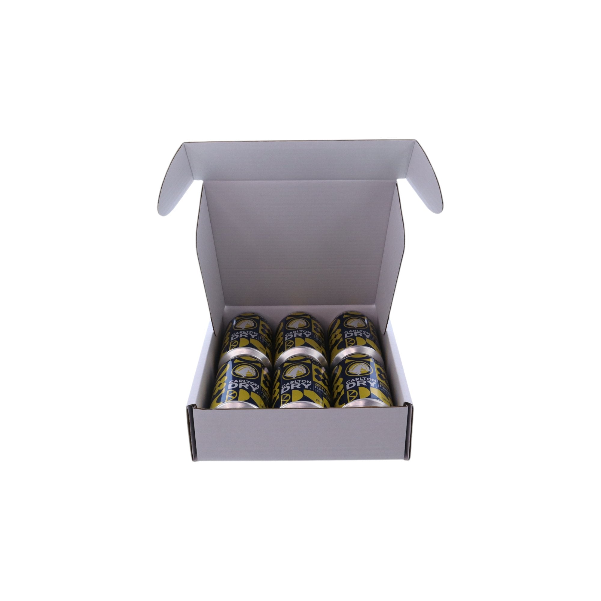 6 Pack 330ml Beer Mailing & Postage Box (Laydown) - PackQueen