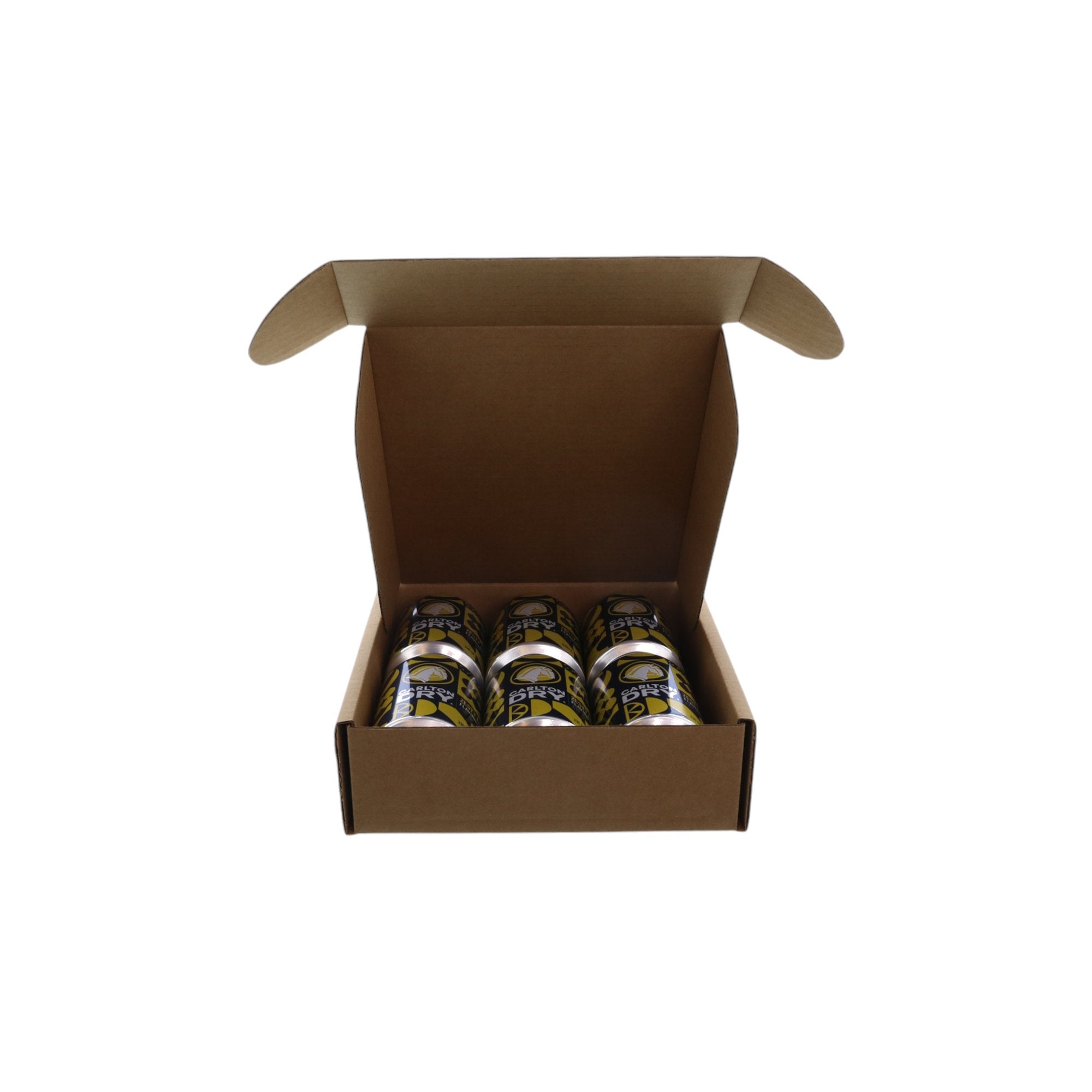 6 Pack 330ml Beer Mailing & Postage Box (Laydown) - PackQueen