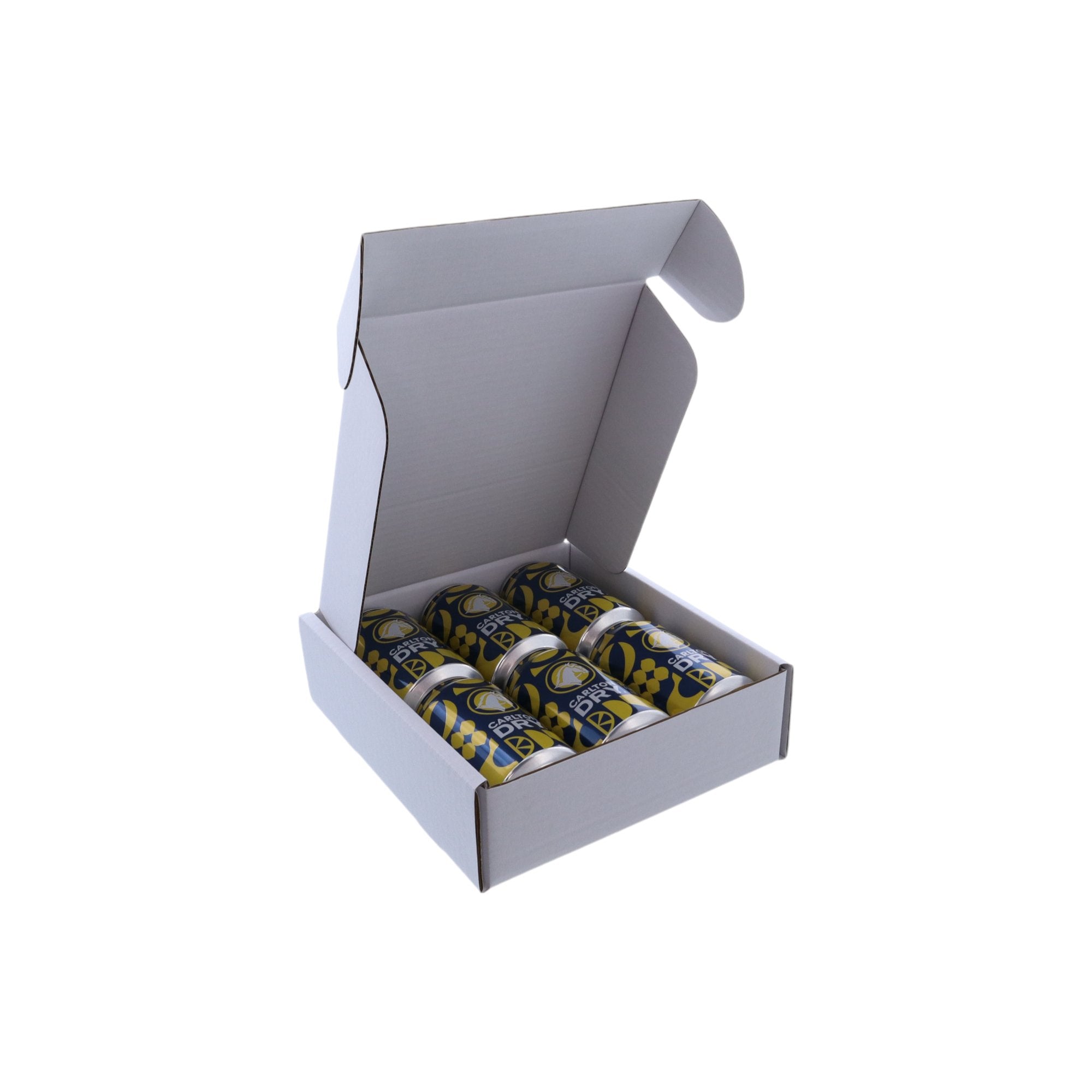 6 Pack 330ml Beer Mailing & Postage Box (Laydown) - PackQueen