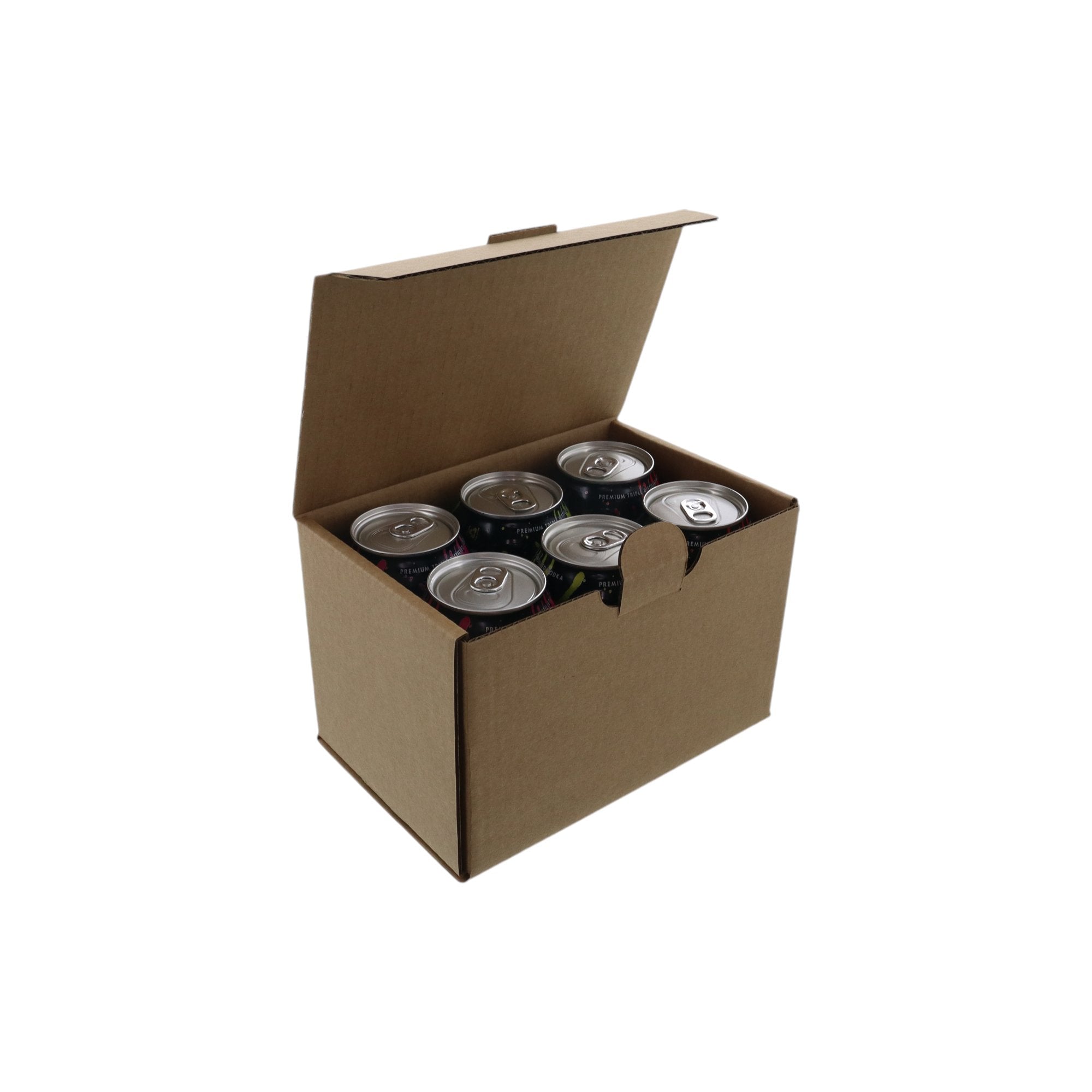 6 Pack 375ml Beer Mailing & Postage Box (Upright) - PackQueen
