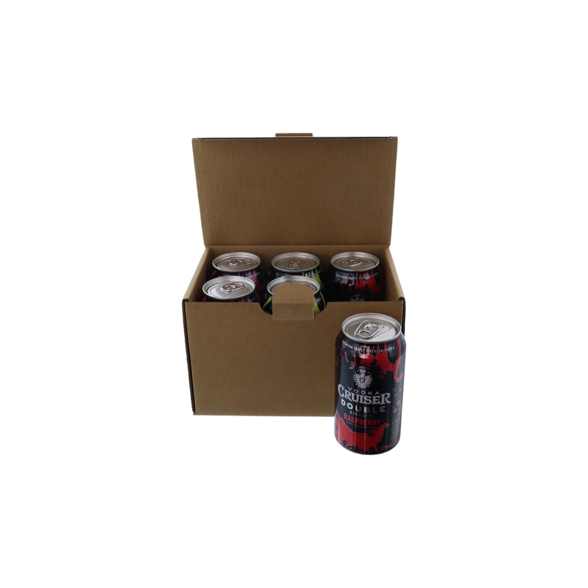6 Pack 375ml Beer Mailing & Postage Box (Upright) - PackQueen