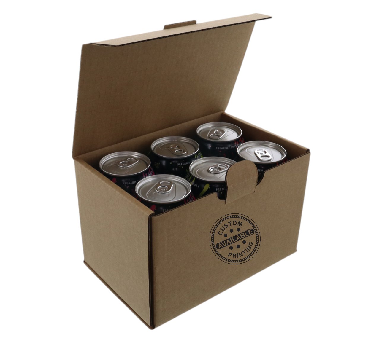 6 Pack 375ml Beer Mailing & Postage Box (Upright) - PackQueen