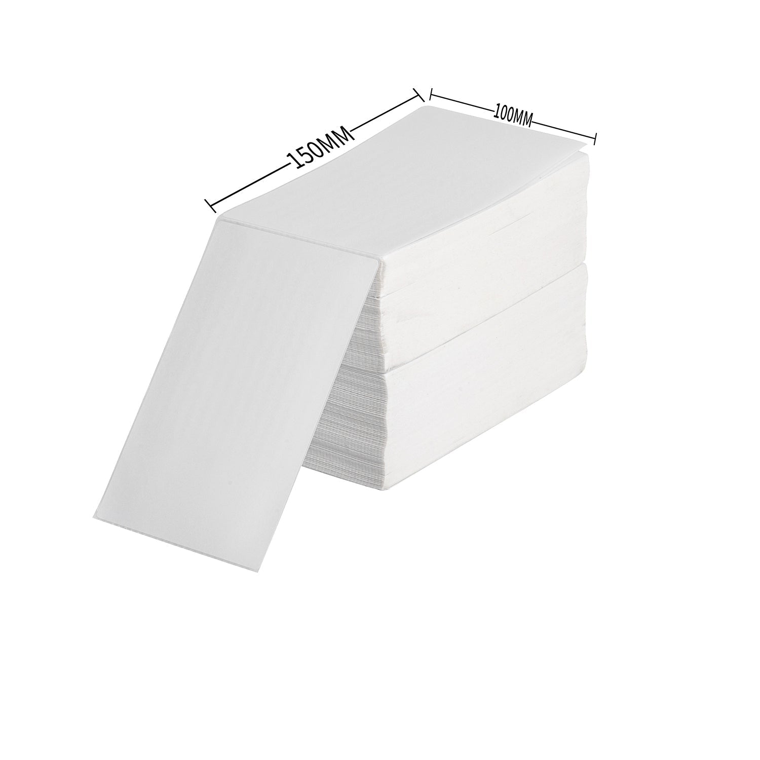 6 Pack - Thermal Shipping Label Folded 100mm x 150mm (1000 labels per pack) - PackQueen