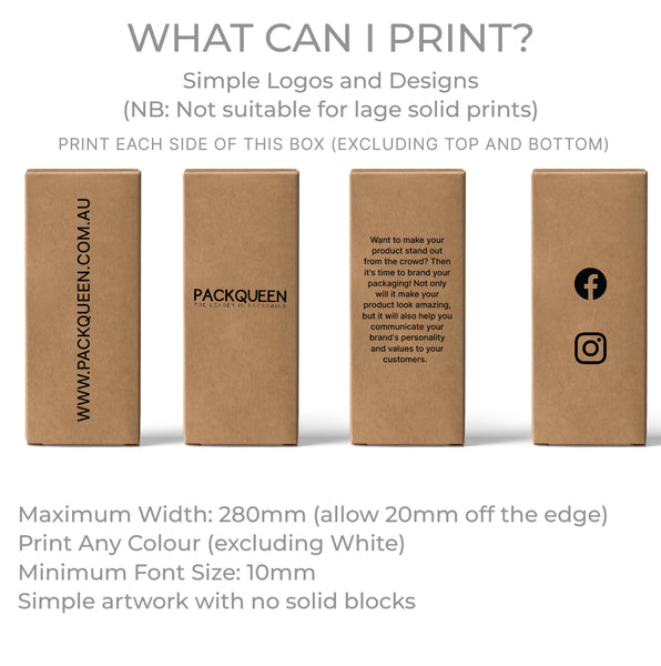 Cardboard Candle Mailing Box 100mm Cube