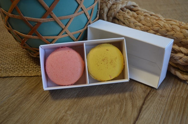 2 Macaroon & Choc Box - Paperboard (285gsm) (Base, Insert & Lid)