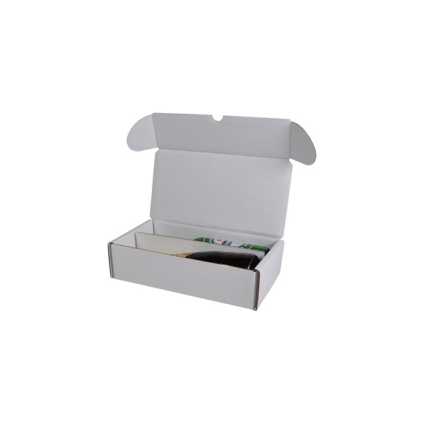 2 Beer Bottle Mailing Box (Lay Down) with removable insert