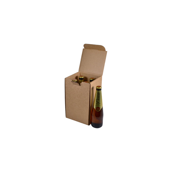 4 Beer Bottle Divider Insert for the 4 Beer Bottle Mailing Box (700-24682 or 700-24875) - Box Sold Separately