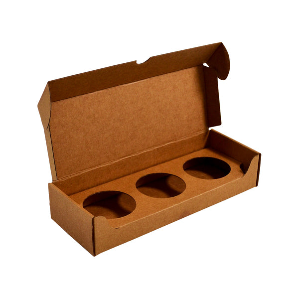 Medium Candle 3 Tin Pack with Attached Insert Mailing Box