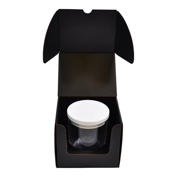 Extra Large Candle Plain Glass 1 Oxford/Cambridge Jar Pack with Insert (MTO) - PackQueen