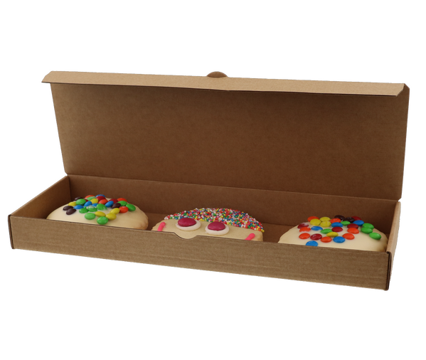 Three Cookie Mailing Box - Cardboard
