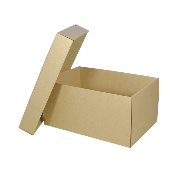 Two Piece Cardboard Gift Shoe Box - 150mm High - Base & Lid
