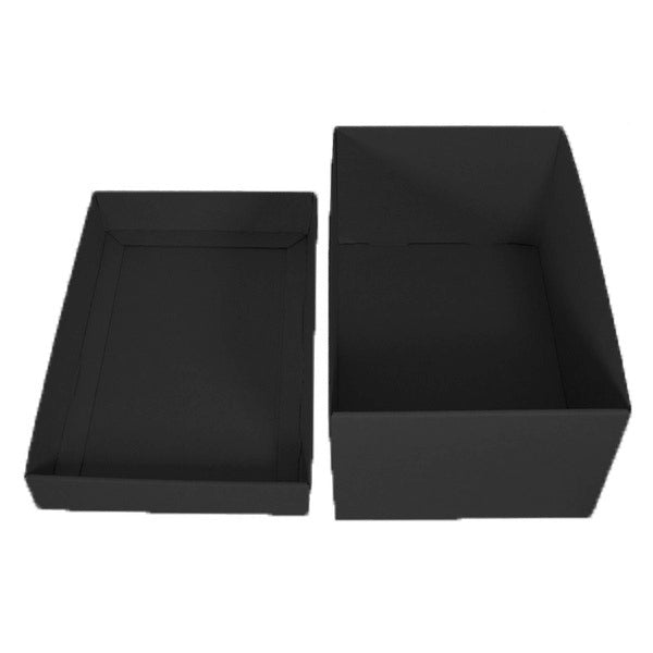 Two Piece Cardboard Gift Shoe Box - 150mm High - Base & Lid