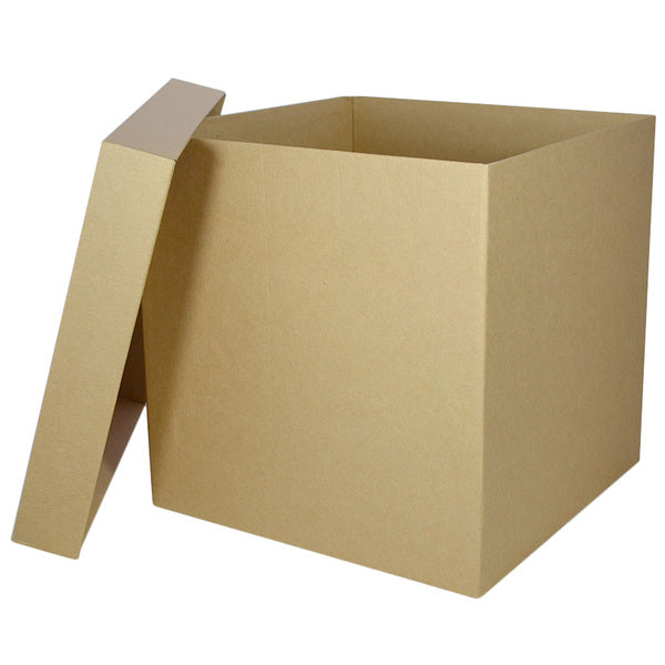 Two Piece Square Gift & Mailing Box (Base & Lid) 300mm Cube