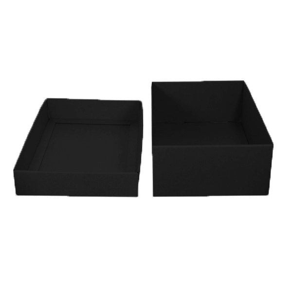 Two Piece Cardboard Gift Shoe Box - 100mm High (Base & Lid)