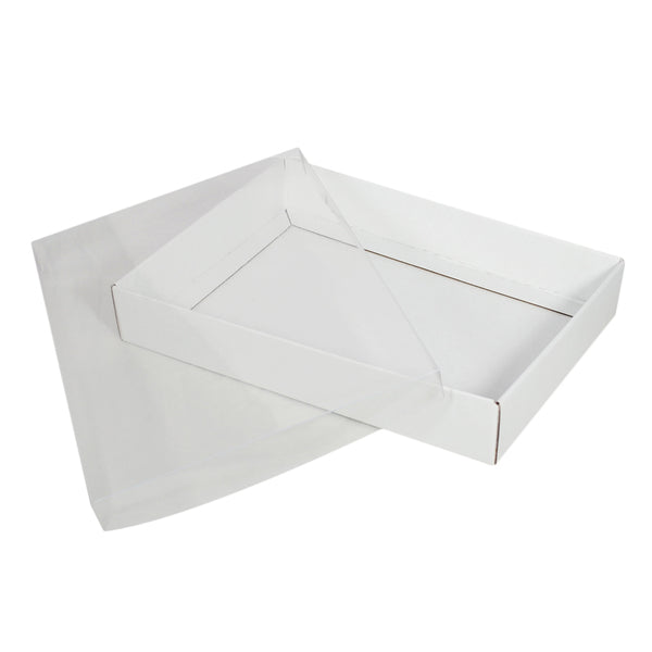 A4 Cardboard Gift Box with Clear Lid - 50mm High
