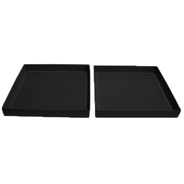 Two Piece 400mm Square Cardboard Gift Box (Base & Lid) 50mm High