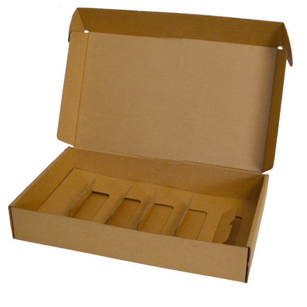 One Piece Wine Postage Box 9132A - with optional insert (insert sold separately)