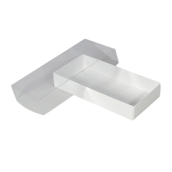 Rectangle 8 Gift Box with Clear Lid - Paperboard (285gsm)