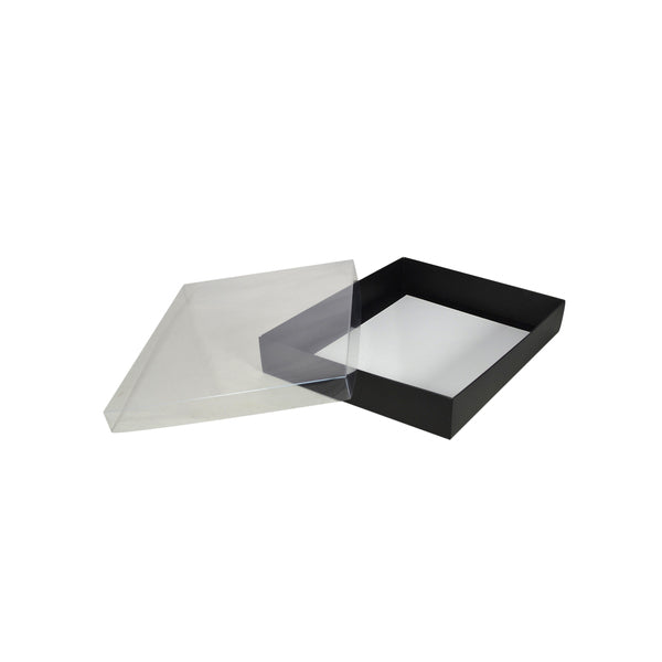 Slim Line A5 Gift Box with Clear Lid - Paperboard (285gsm) (Base and Clear Lid)