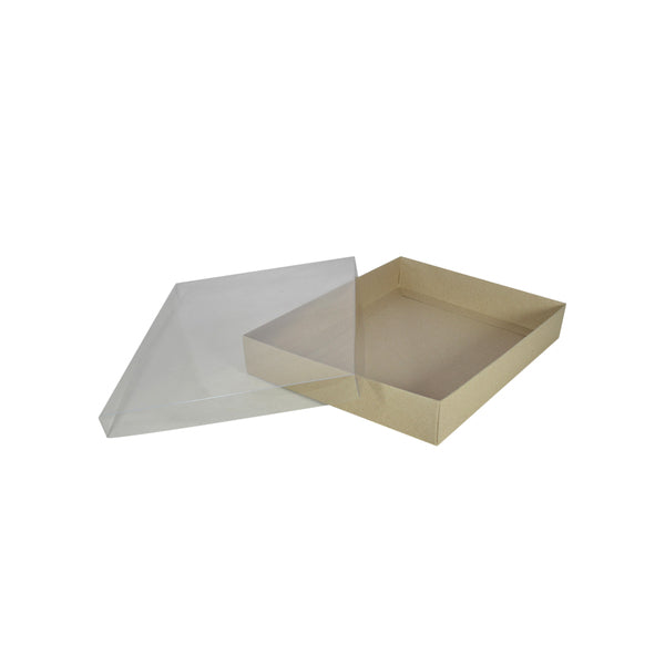 Slim Line A5 Gift Box with Clear Lid - Paperboard (285gsm) (Base and Clear Lid)