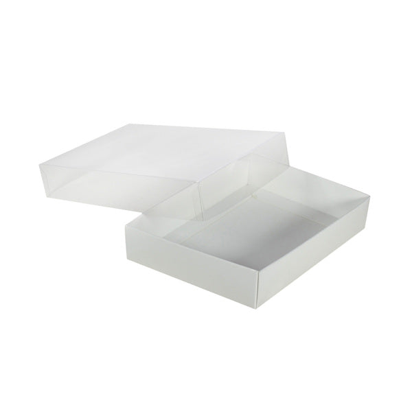 Slim Line C6 Gift Box with Clear Lid - Paperboard (285gsm) (Base & Clear Lid)