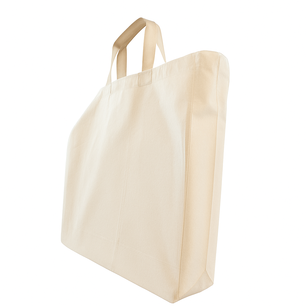 Calico Tote Bags 100% Certified Organic Cotton (Plain or Printed) - Express Value