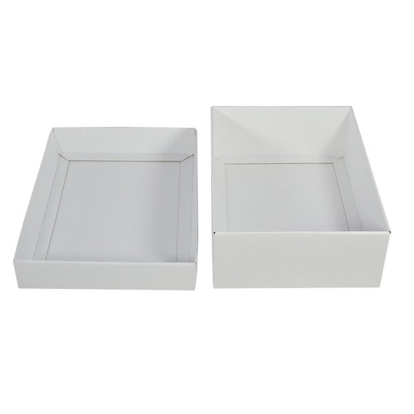 A4 Cardboard Gift Box (Base & Lid) - 100mm High - PackQueen