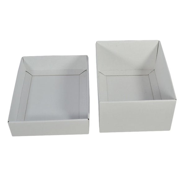 A5 Cardboard Gift Box 100mm High - Base & Lid - PackQueen
