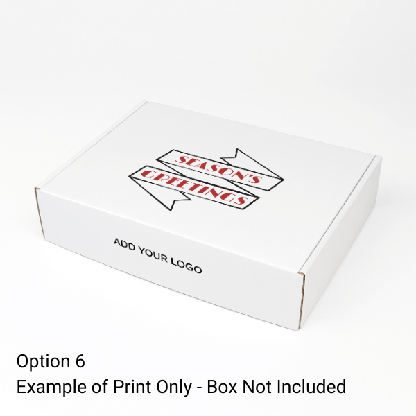 Add Merry Christmas Print to Your Packaging (Box or Gift Bag Purchased Separately) - PackQueen