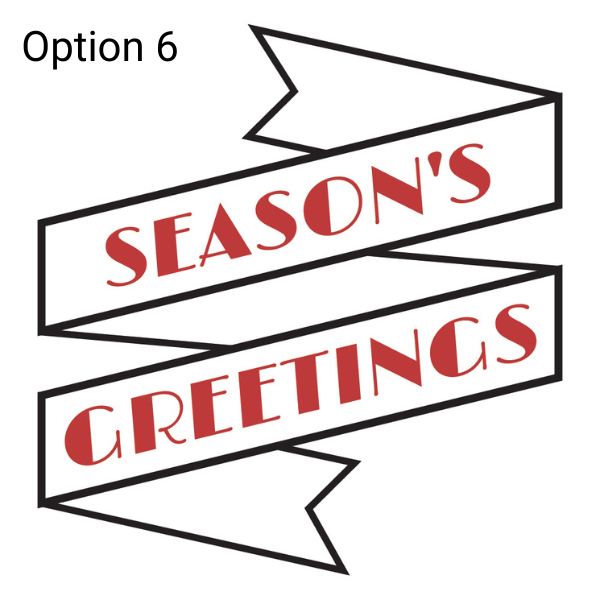 Add Merry Christmas Print to Your Packaging (Box or Gift Bag Purchased Separately) - PackQueen