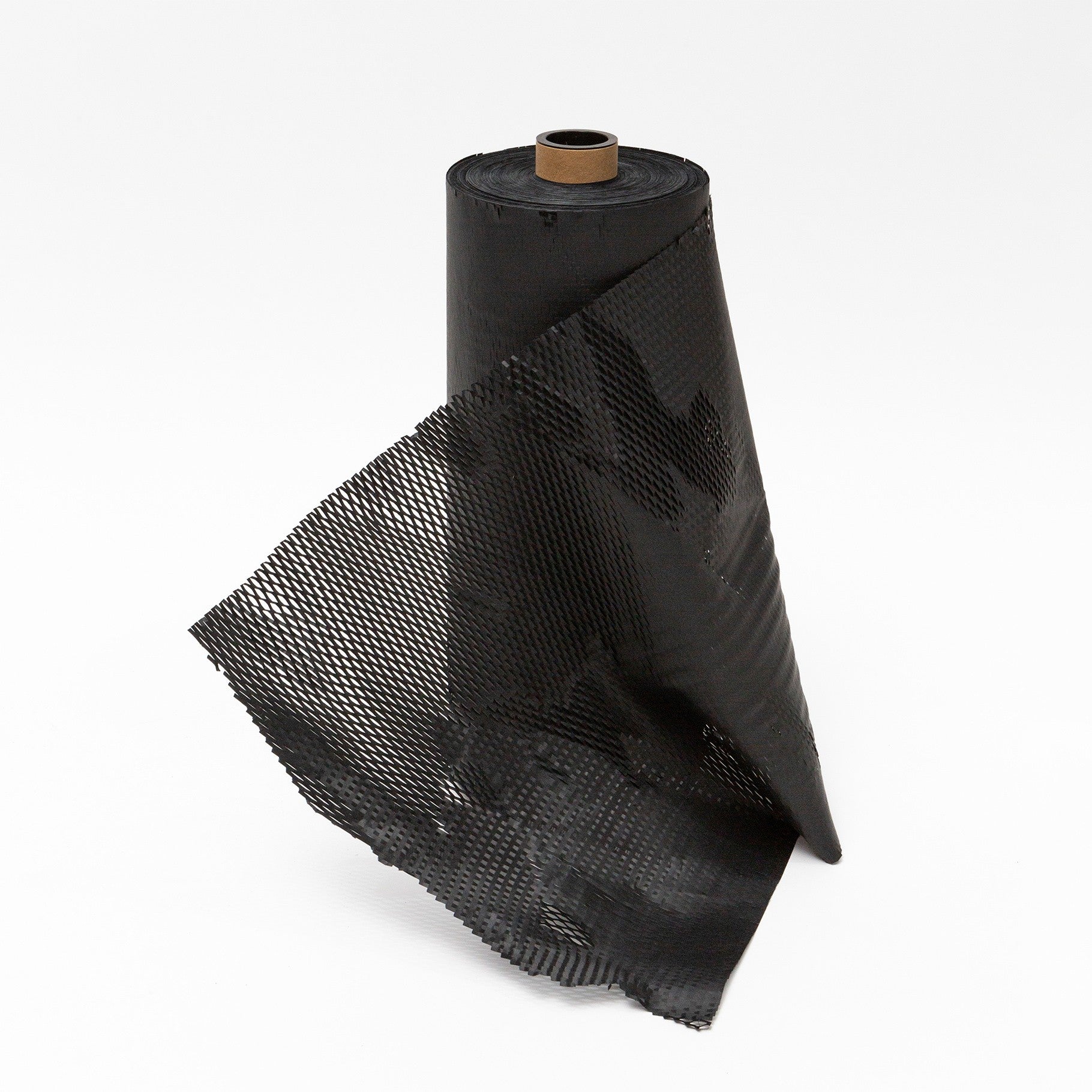 Black Honeycomb Wrapping Paper 500mm x 250m (420m expanded) x 80gsm - PackQueen