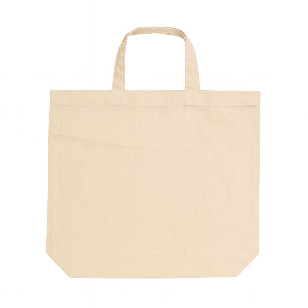 Calico Tote Bags 100% Certified Organic Cotton (Plain or Printed) - Express Value - PackQueen