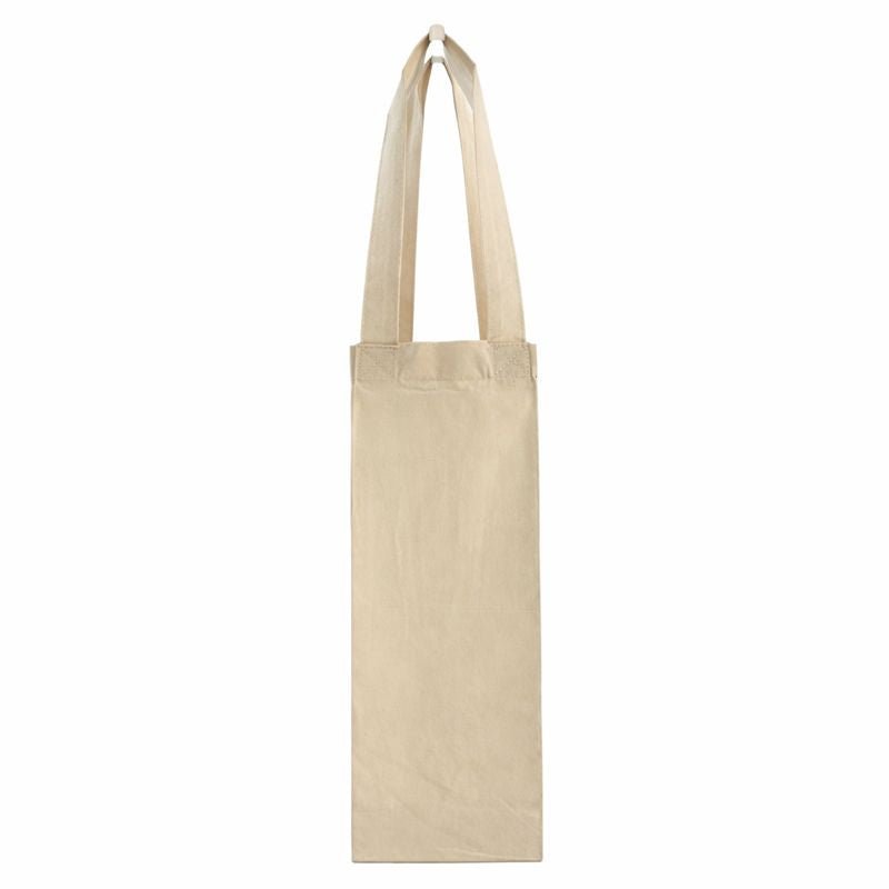 Calico Wine Tote Bags 100% Certified Organic Cotton (Plain or Printed) - PackQueen