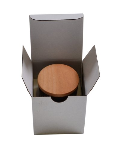 Candle Small 1 Oxford/Cambridge Jar Pack Upright with Insert - Kraft Brown (MTO) - PackQueen