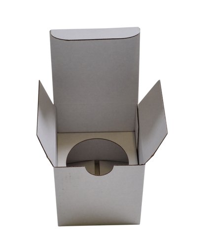 Candle Small 1 Oxford/Cambridge Jar Pack Upright with Insert - Kraft Brown (MTO) - PackQueen