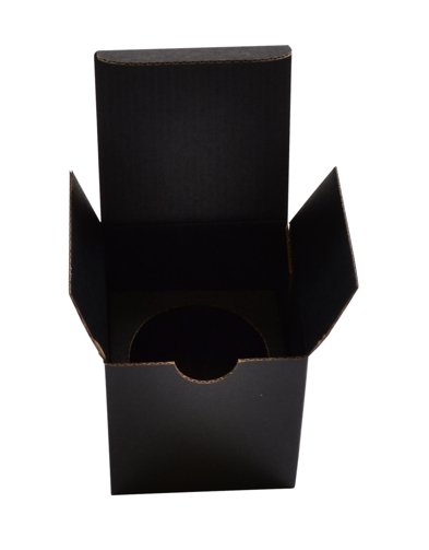 Candle Small 1 Oxford/Cambridge Jar Pack Upright with Insert - Kraft Brown (MTO) - PackQueen