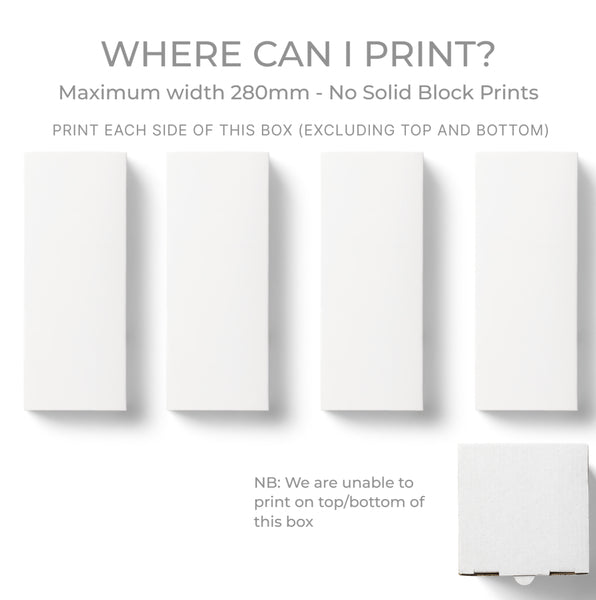 Cardboard Candle Box 100mm Cube - PackQueen